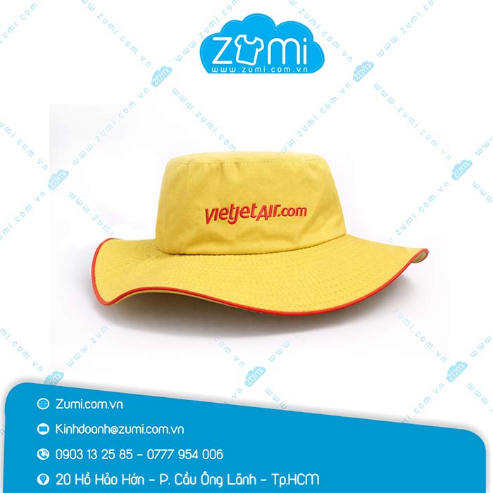 Nón Đồng Phục - Nón Tai Bèo Vietjet