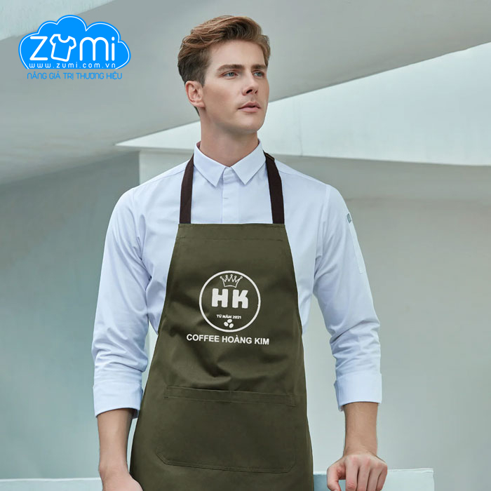 Tạp Dề Đồng Phục Coffee Hoàng Kim - TD1221010
