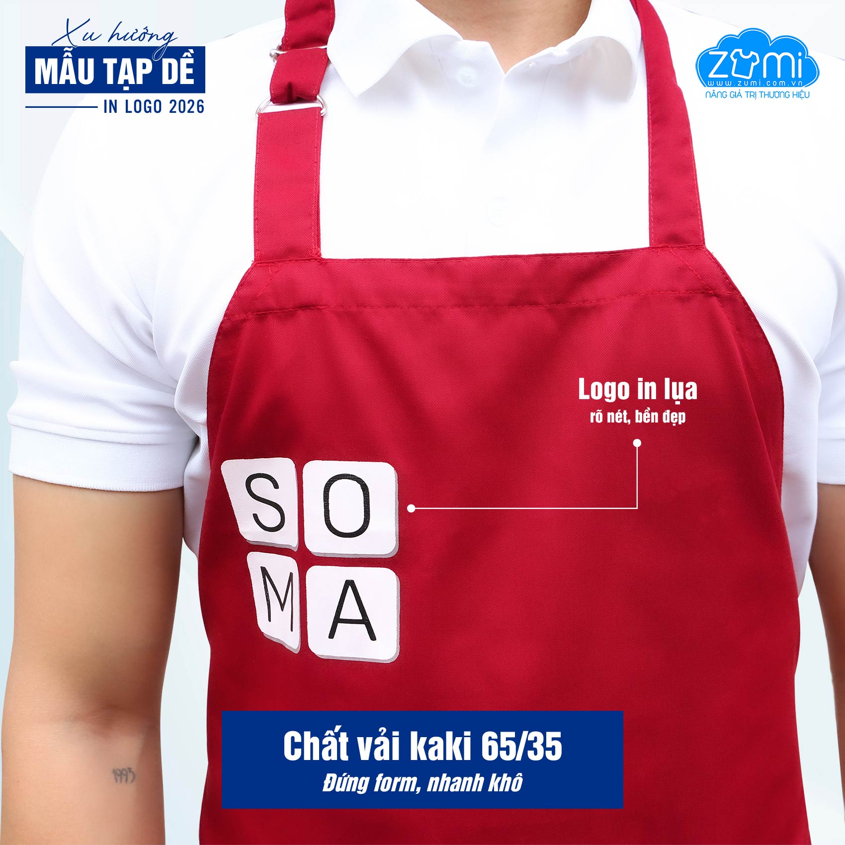 Tạp dề Đồng Phục Nhà Hàng SOMA