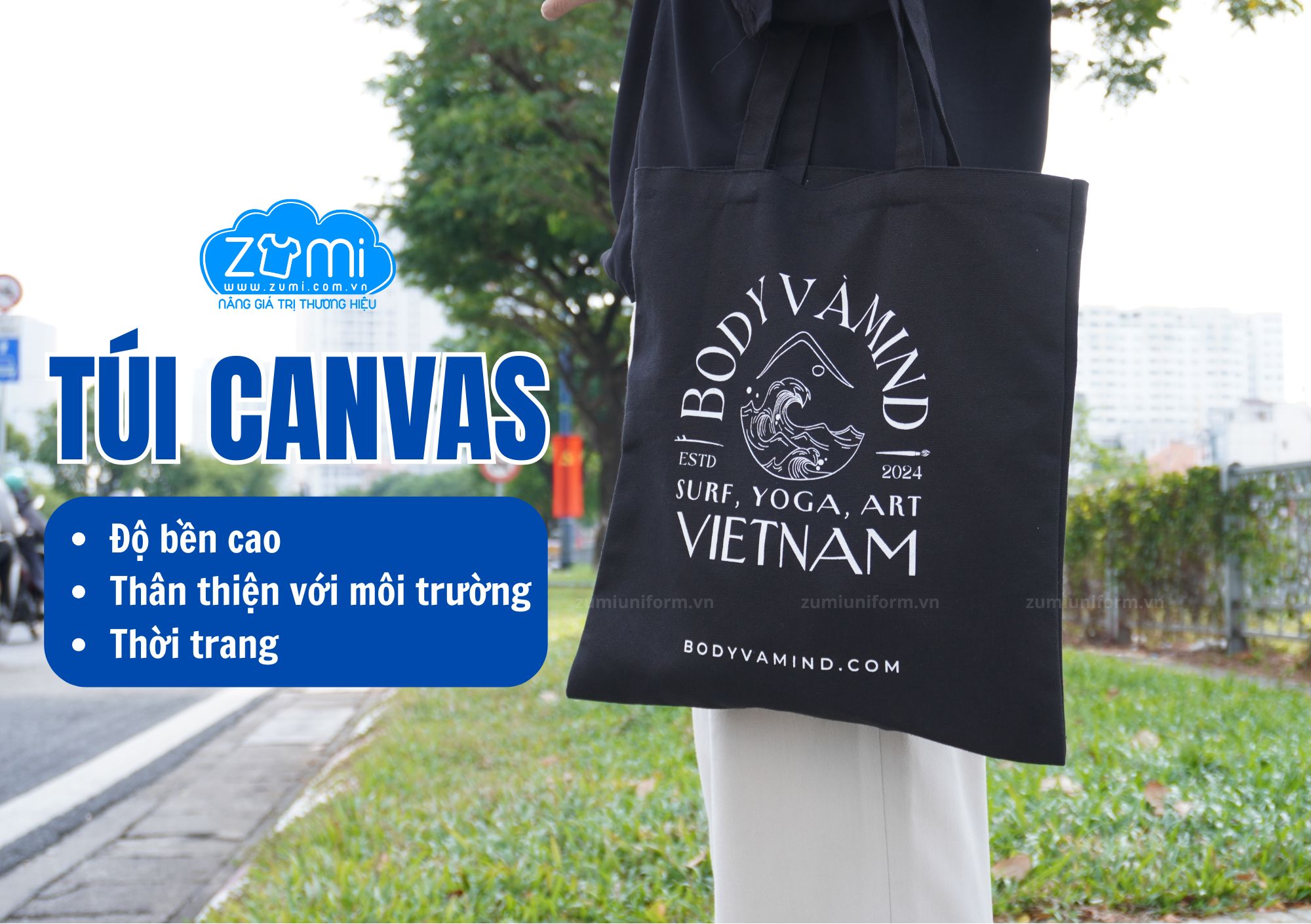 Túi Vải Canvas Body và Mind